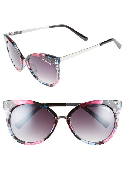 steve madden mirrored cat eye sunglasses|steve madden glasses women's.